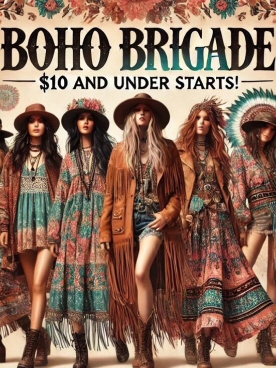 Tops - 1️⃣ Boho Brigade  Wed 04/22/2026